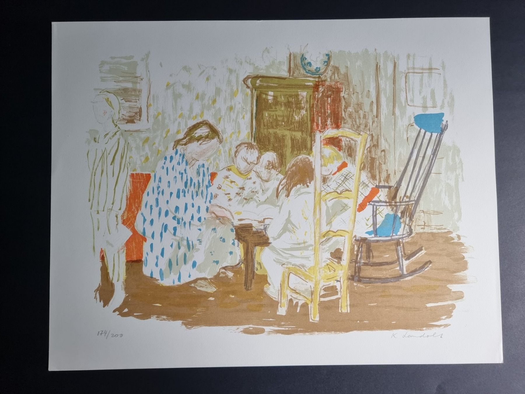 Grafiken & Lithographien: KARL LANOLT LITHOGRAPHIE SIGNIERT NUMMERIERT – Gebraucht aus Gersau von grafik-kunst