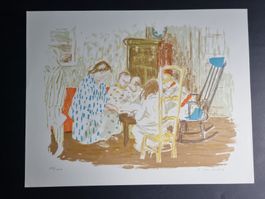 KARL LANOLT LITHOGRAPHIE SIGNIERT NUMMERIERT