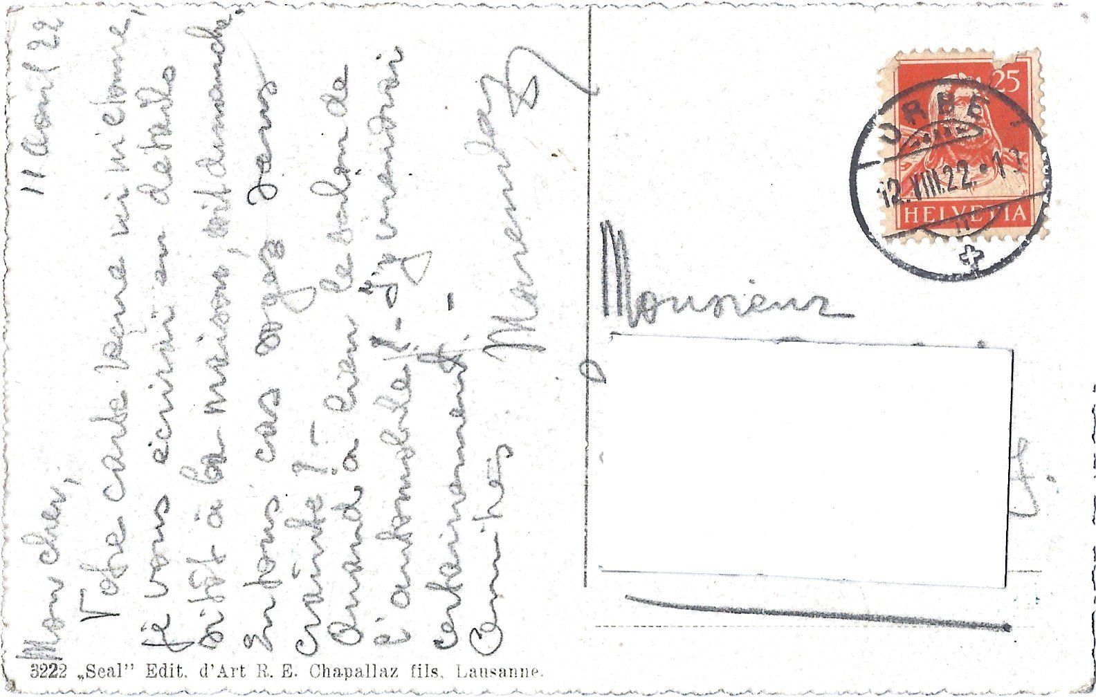 Cartoline postali: Ste.  CROIX  -  Vue  générale – Usato da Bütschwil venduto da Jackson1A 1