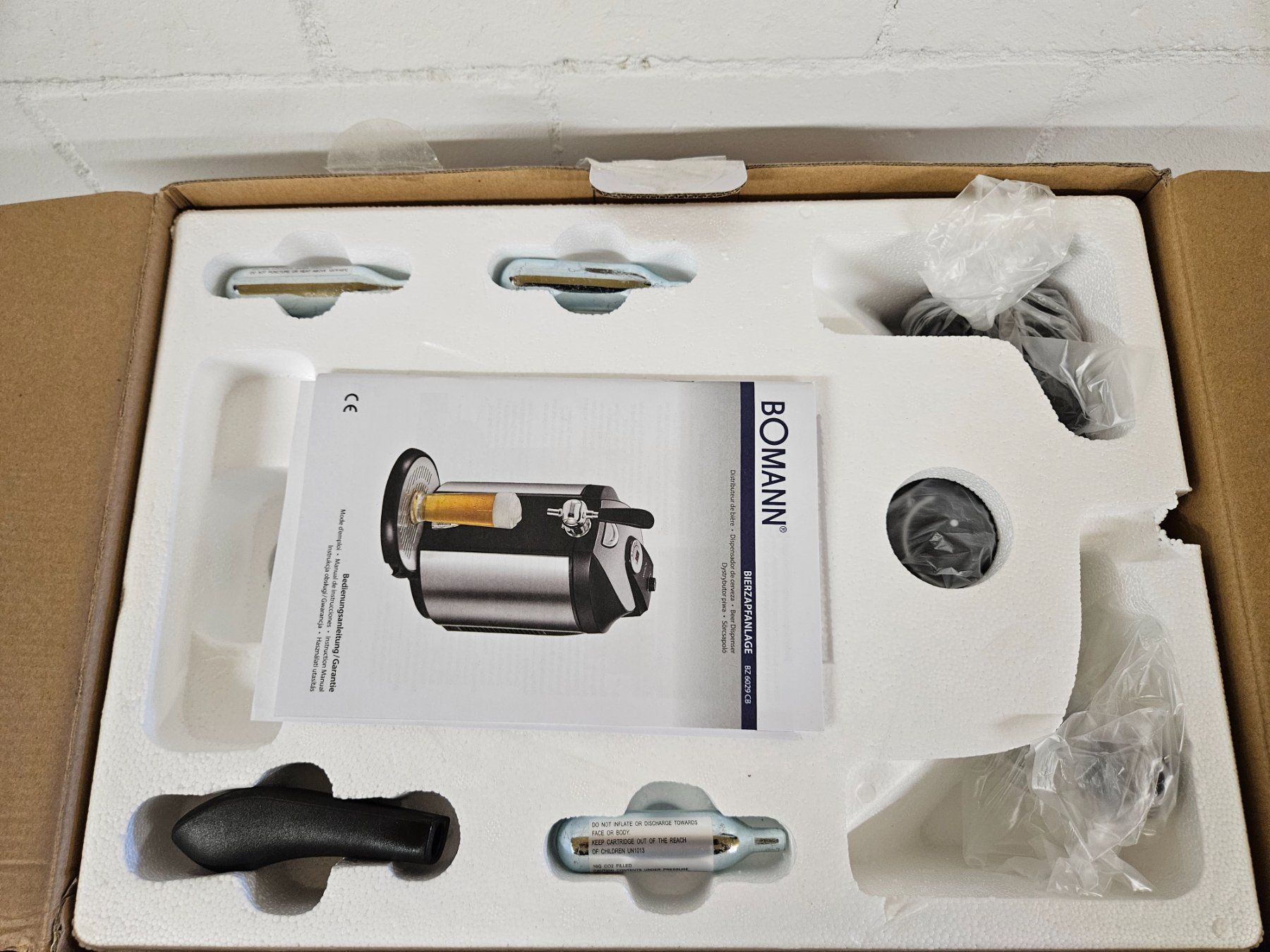 Elettrodomestici da cucina: Bierzapfanlage Bomann BZ 6029 cb – Nuovo e nell'imballaggio originale da Biberist venduto da simsalabim04 1