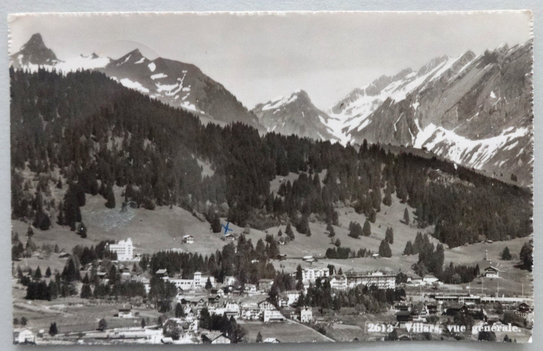 Ansichtskarten: Villars, vue générale – Gebraucht aus Fétigny von Billy2miny