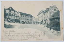 Ansichtskarte Delemont um 1900