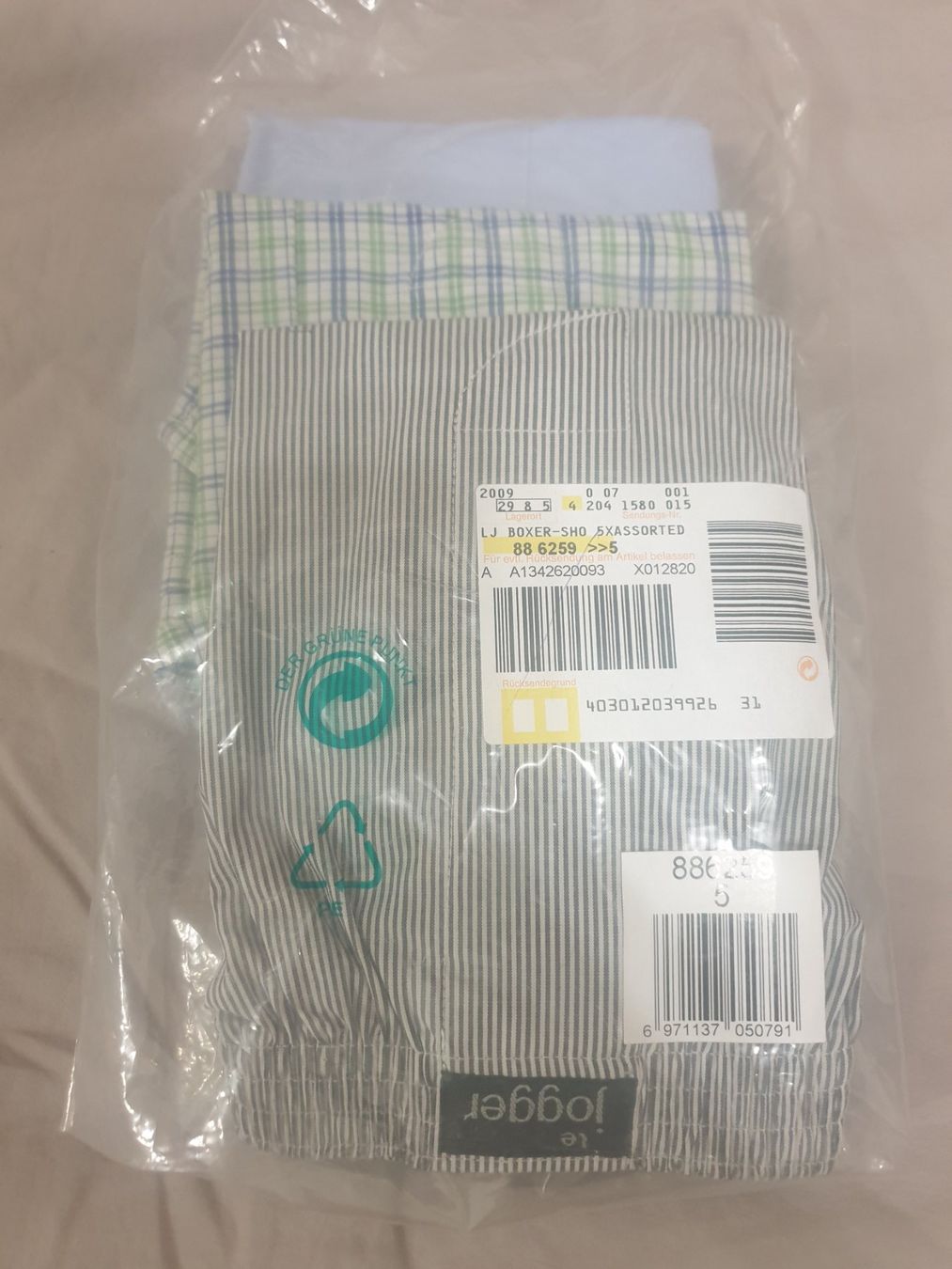 Biancheria intima: Le Jogger - Lot de 3 boxers NEUF – Nuovo e nell'imballaggio originale da Geneve venduto da Vladko1612