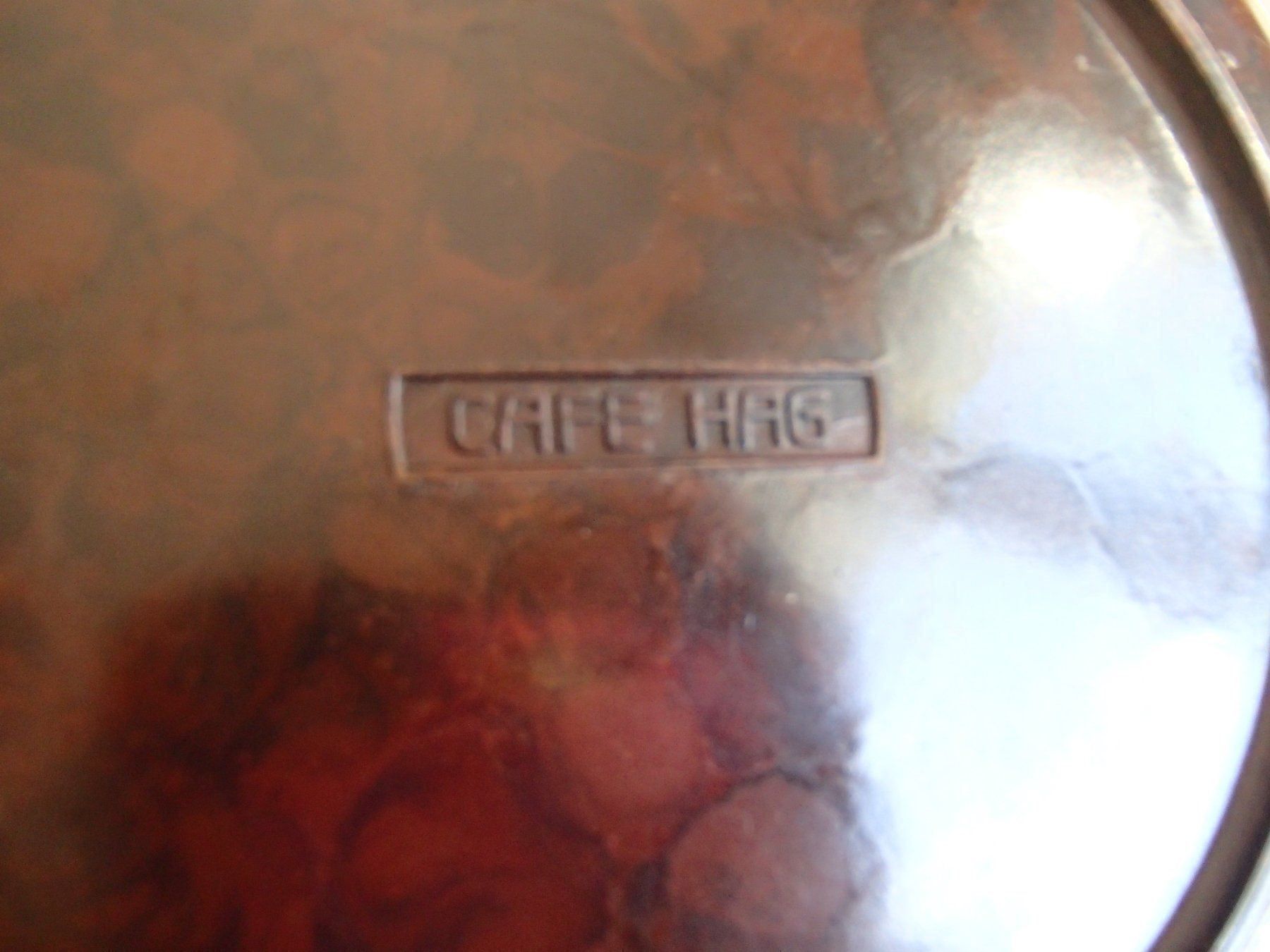 Behälter & Ähnliches: grosse runde Bakelit Dose CAFE HAG – Gebraucht aus Schöfflisdorf von pullux 1