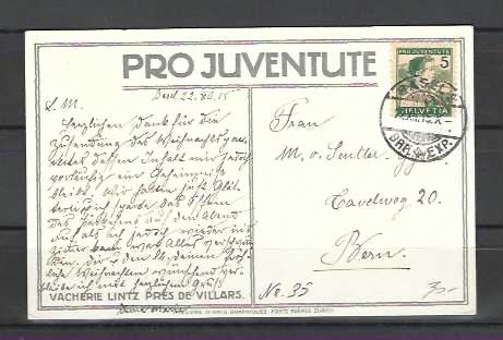 Cartoline: 1 Karte Pro Juventute – Nuovo (secondo la descrizione) da Koblenz venduto da Markenhimmel