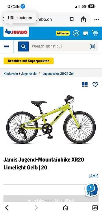 Biciclette: Kinderfahrrad 20 Zoll – Usato da Recherswil venduto da Capilano