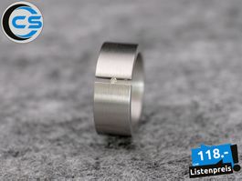 MONOMANIA Ring Symphony Comfort matt Diam. 0.02ct. 8mm Gr.48