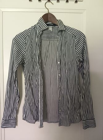 H&M Bluse, gestreift, Gr. 34