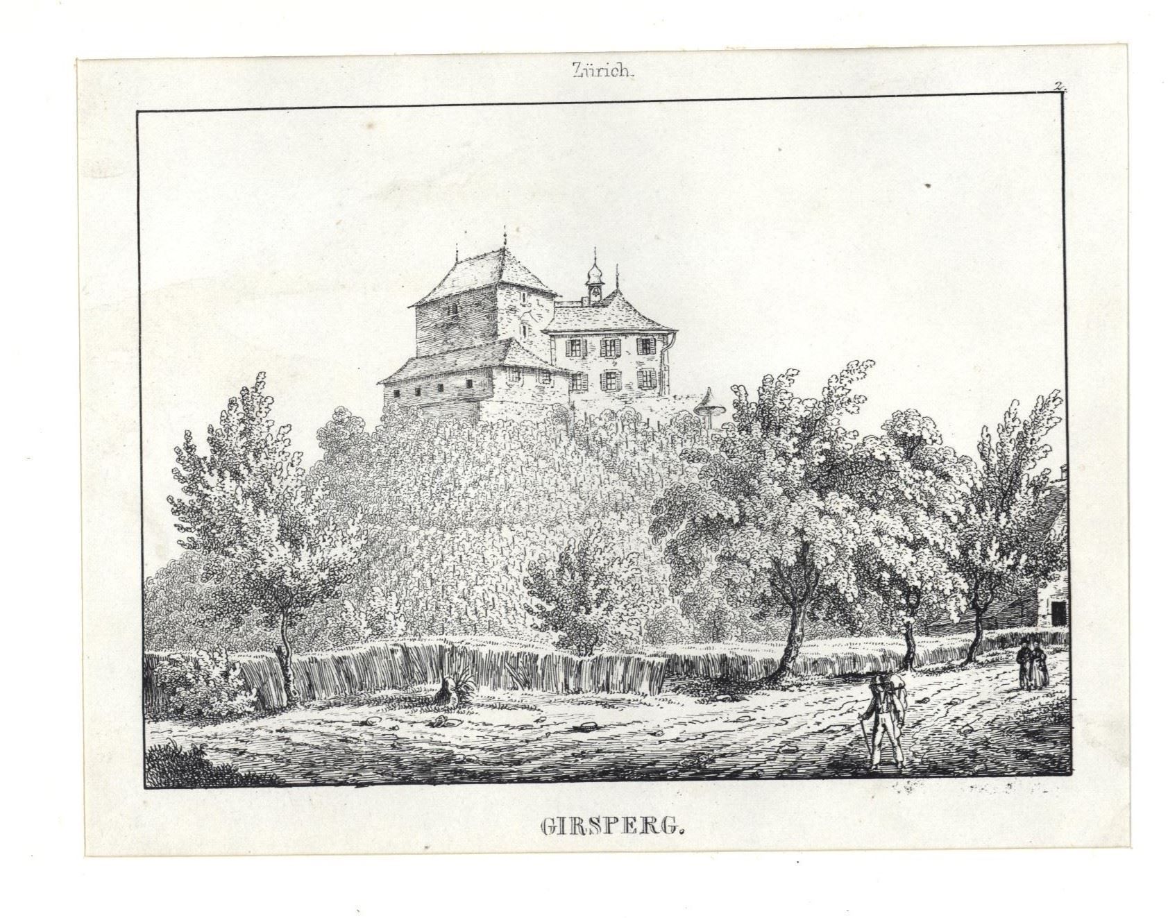 Incisioni: Girsberg von Wagner 1840 – Usato da Rafz venduto da Helvet32
