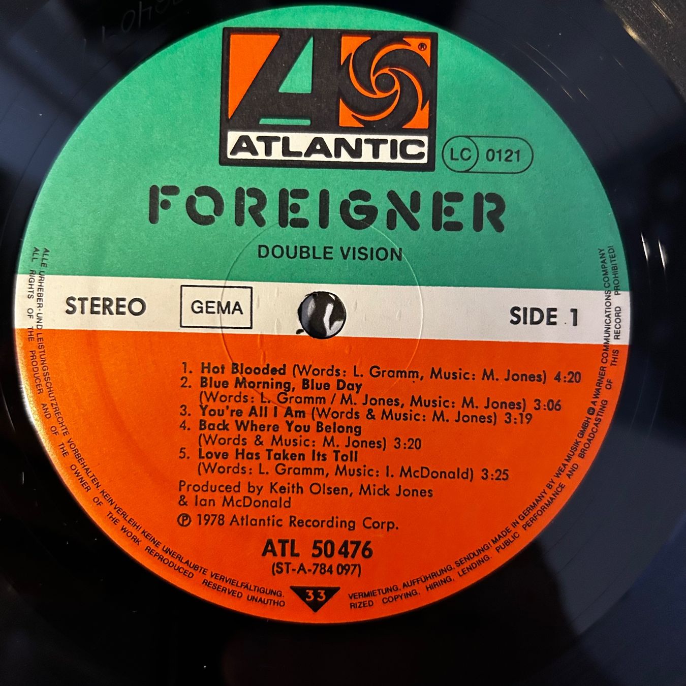 Dischi in vinile: Foreigner - Double Vision, Vinyl LP – Usato da Aesch BL venduto da BernisFlomi 2