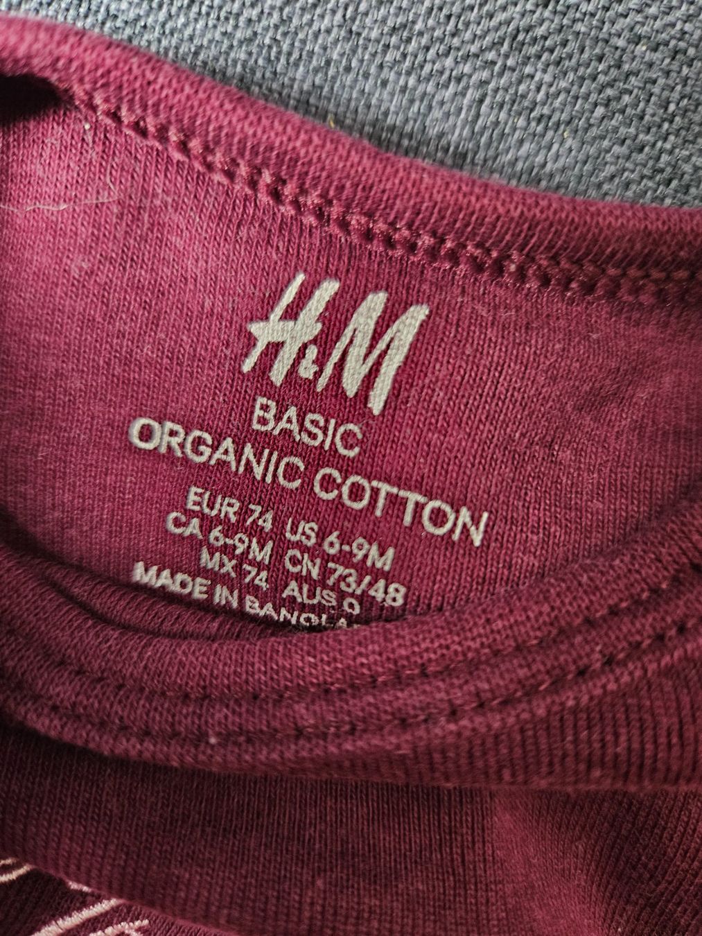 H&M Biancheria intima: Body mit Stickerei Gr. 68/74 – Usato da Worb venduto da jun_fj8w 3