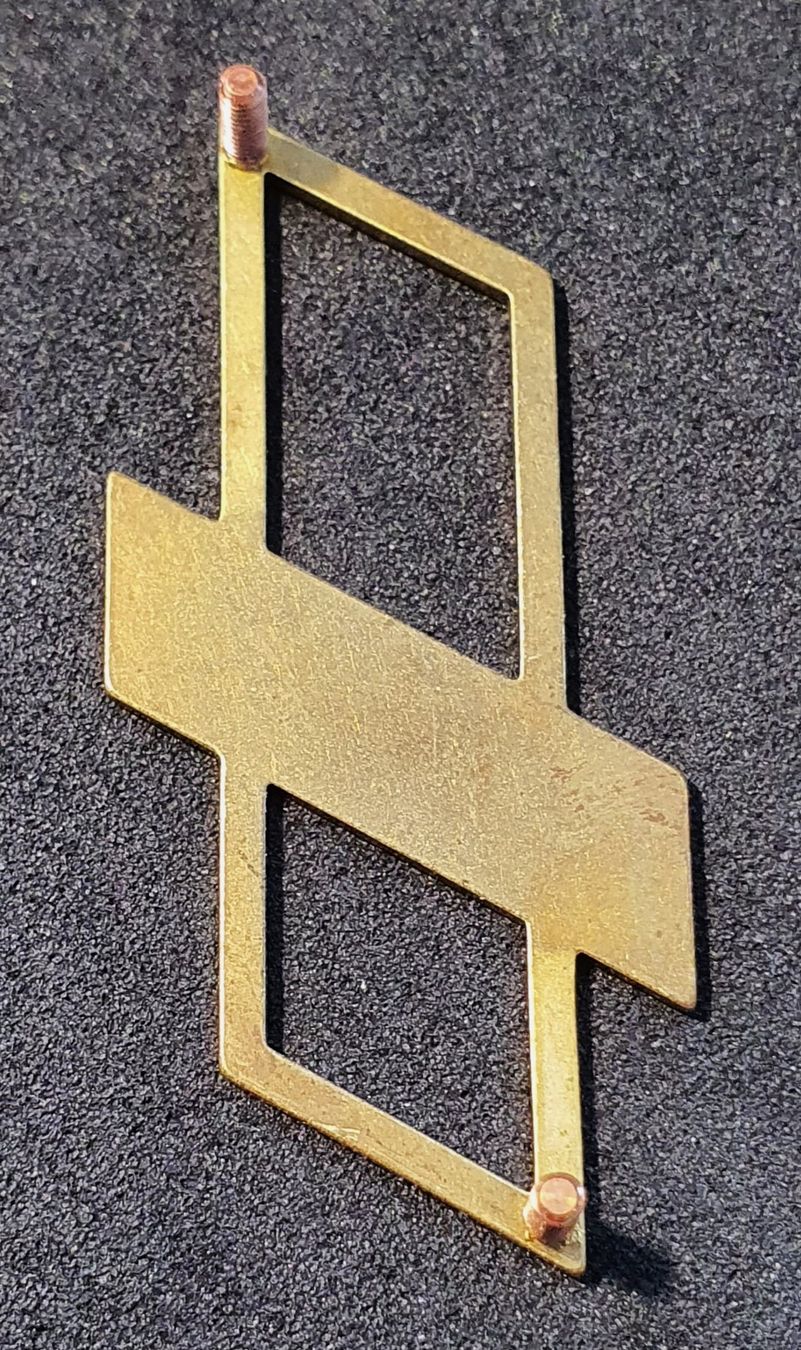 Schweizer Armee Plaketten & Abzeichen: CC143 - Schweizer Armee Gradabzeichen Kragenspiegel - Major – Gebraucht aus Reinach BL von Boston-Verkauf 1