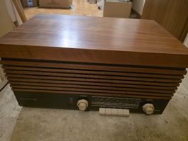 Röhrenradio Biennophone für Bastler mit Plattenspieler