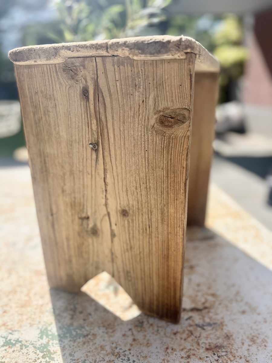 Hocker: Altholz Schemel Hocker Fussschemel – Gebraucht aus Sirnach von dasrosahaus 2