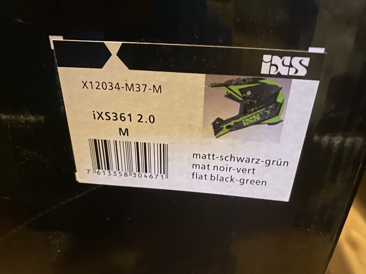 IXS Caschi & visiere: iXS Motocross Helm iXS361 – Usato da Beromünster venduto da li_bu_05 1