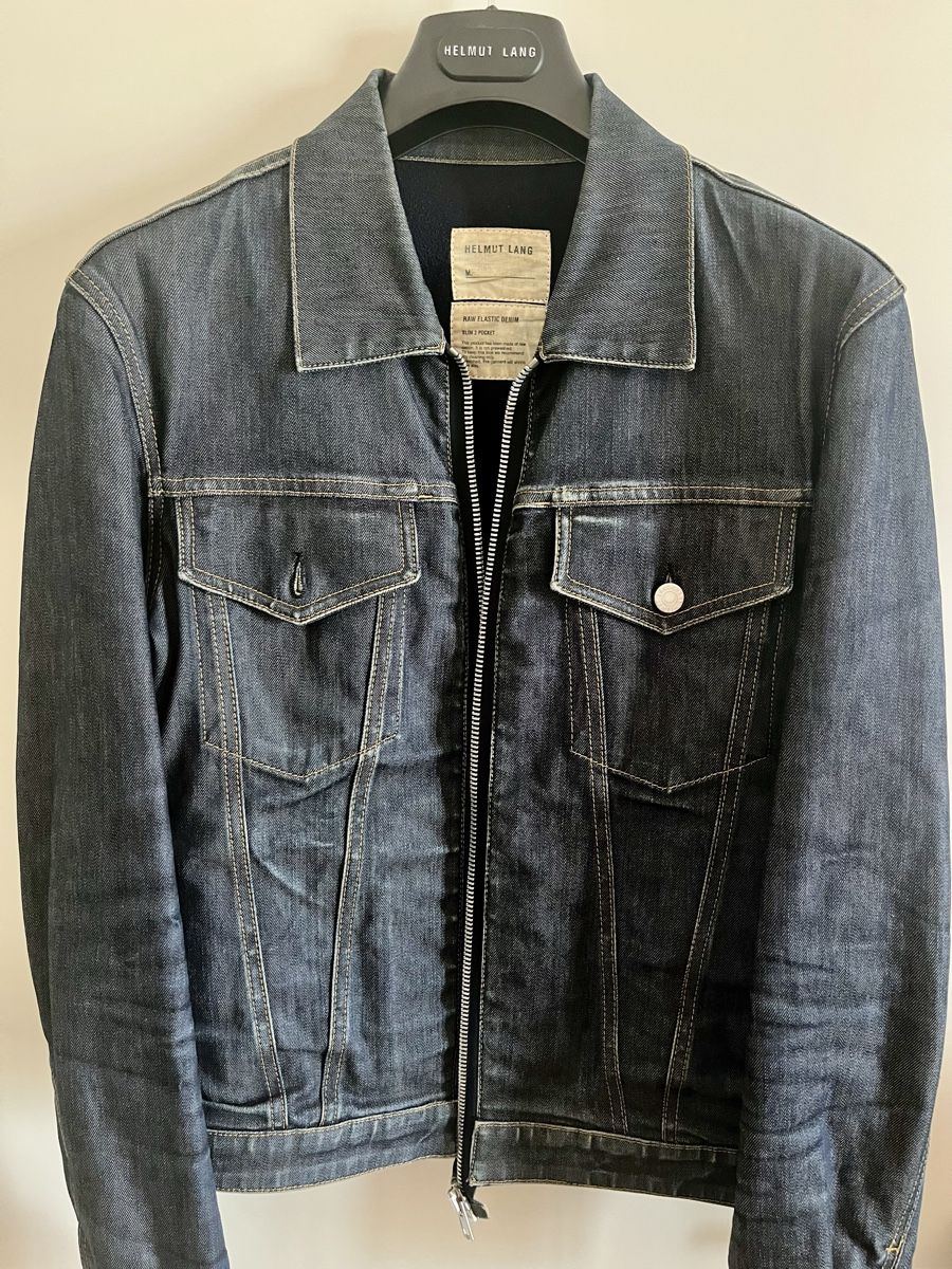 Helmut Lang Giacche: Blouson veste en jeans/microfibre Helmut Lang – Usato da Montreux venduto da giades