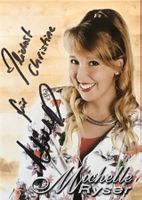 Michelle Ryser Autogramm signiert Foto 10x15cm