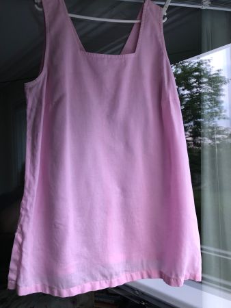 Leinentop rosa