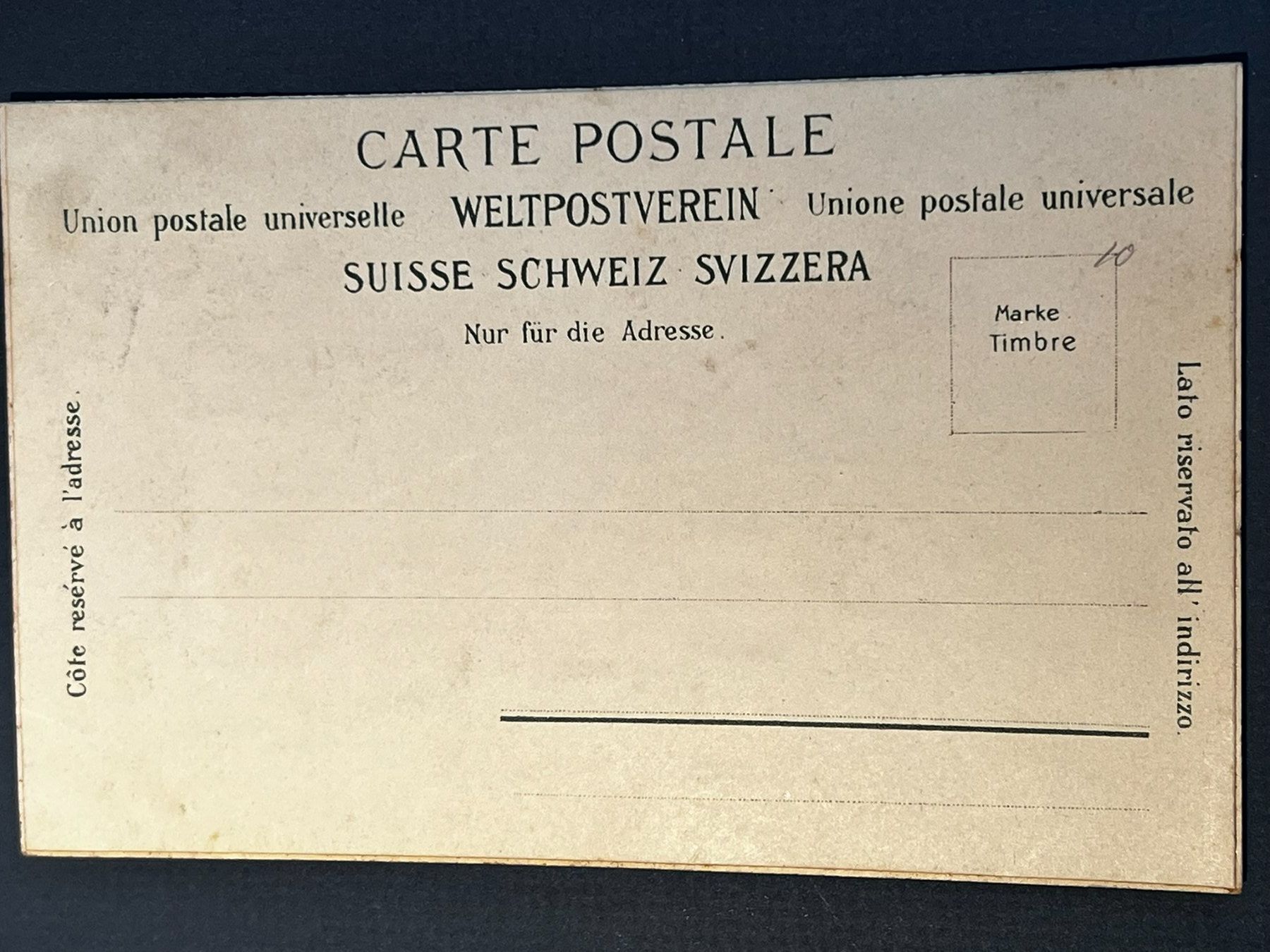 Cartoline postali: 2 AK (ca. 1900) Schweizer Wappen  + Canton de Vaud – Usato da Ebikon venduto da altiplano 5