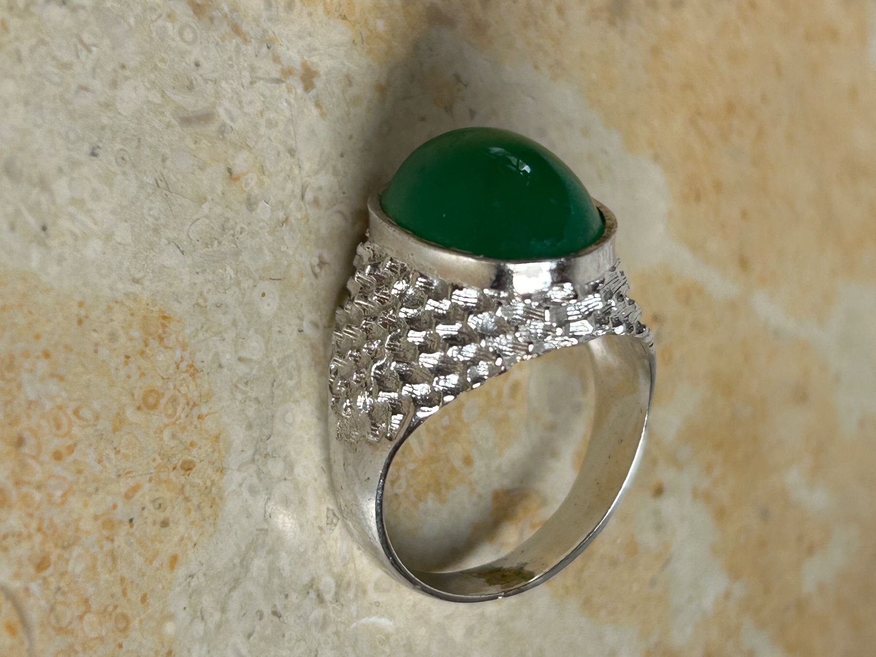 Ringe: Vintage Ring edel GREEN (Grösse 53) – Gebraucht aus Dittingen von Bijoubelle 6