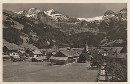 Lenk-Karte gelaufen Adelboden 1937
