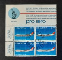 4-18-3 Timbres Helvetia Pro Aero 1972. Bloc4 ET 17-2-72