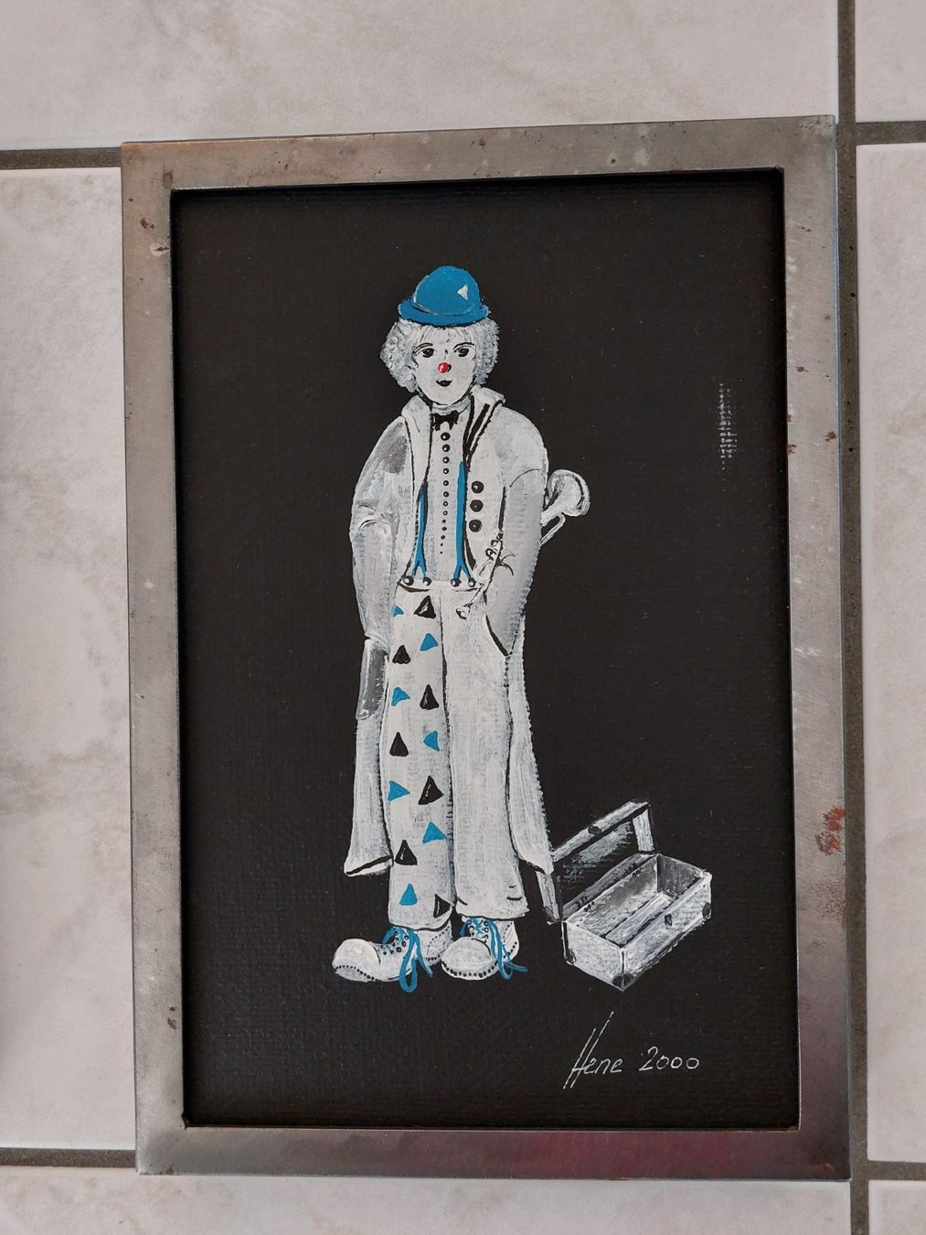 Dipinti: 5 Clown-Bilder (handgemalt) – Usato da Schmitten venduto da Renistern68 3