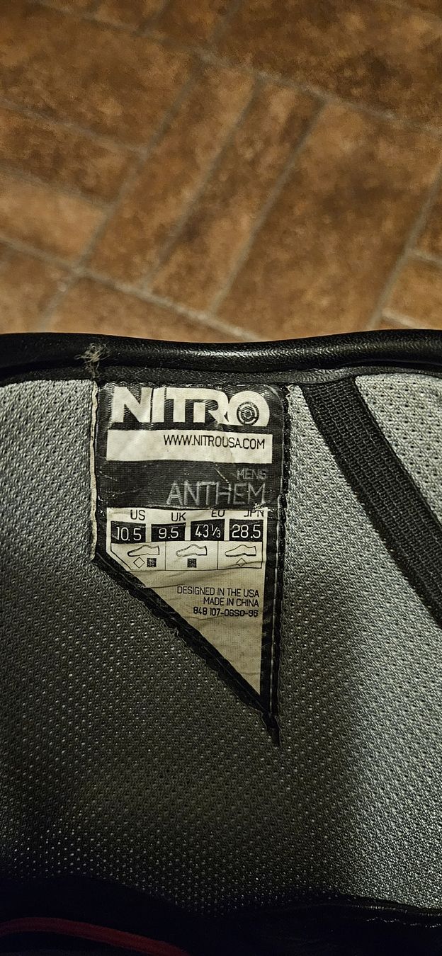 Board: Nitro Snowboard Set mit Bindung & Nitro Anthem Boots Gr. 43⅓ – Usato da Luzern venduto da fra_gvt8 5