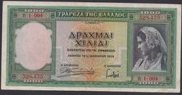 Griechenland 1000 Drachmai 1939