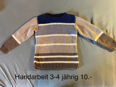 Pullover 3-4 jährig handarbeit