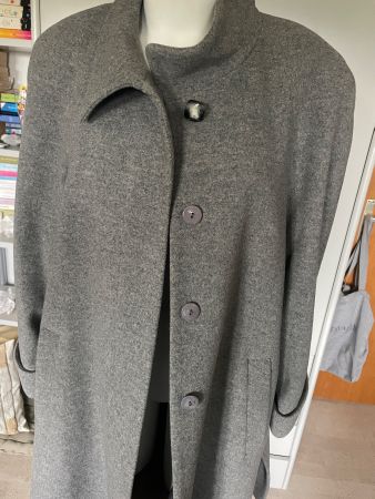 grauer Mantel Damen Gr 38