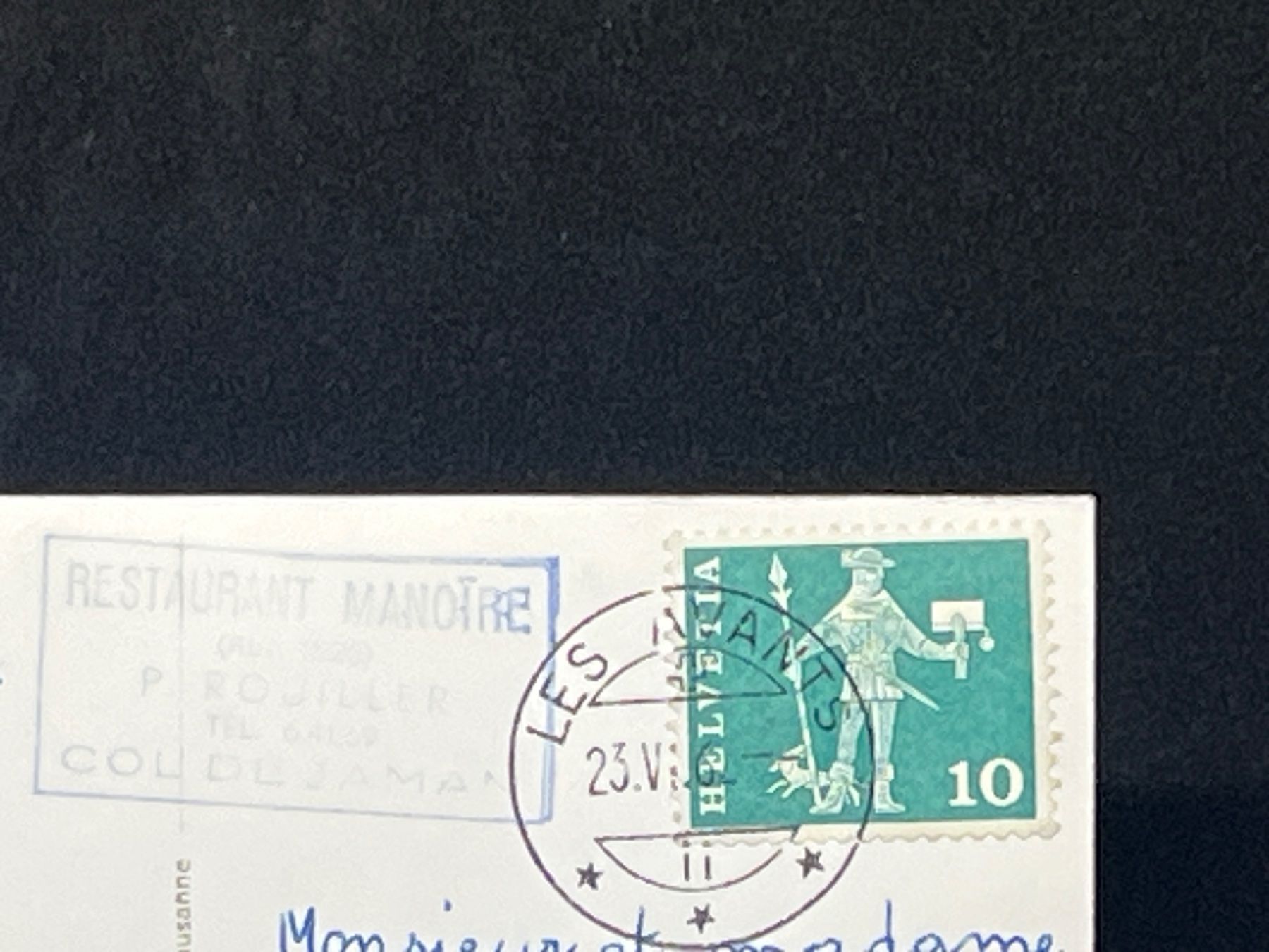 Cartoline postali: Les Gais Alpins – Usato da Widnau venduto da Brusi9 1