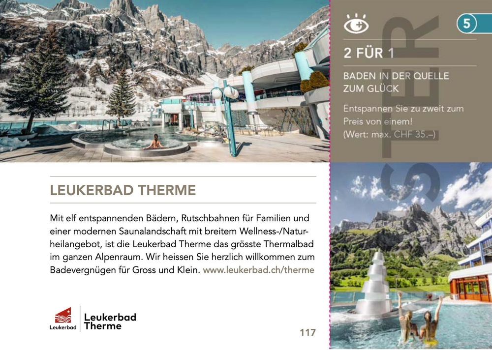 Leukerbad Therme_46 (Neu und originalverpackt) in Viganello für CHF 10. ...