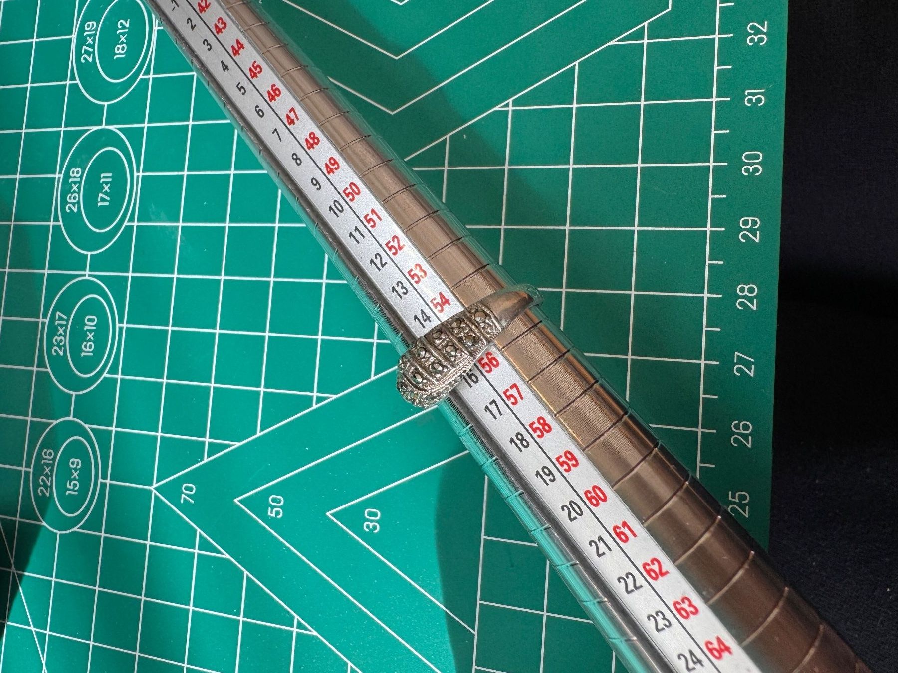 Ringe: Vintage Silberring S925 mit Markasit Stein Gr.55 – Gebraucht aus Zürich von hanna1990 6
