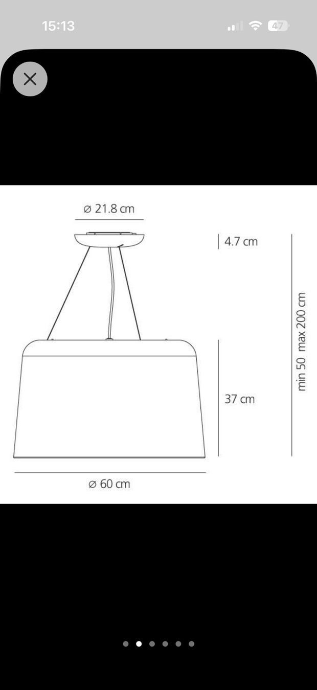 Artemide Lampadari & plafoniere: Artemide Polinnia Hängelampe – Usato da Adliswil venduto da benoitZH 1
