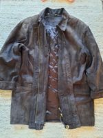 Lederjacke; echt, gefüttert, M,