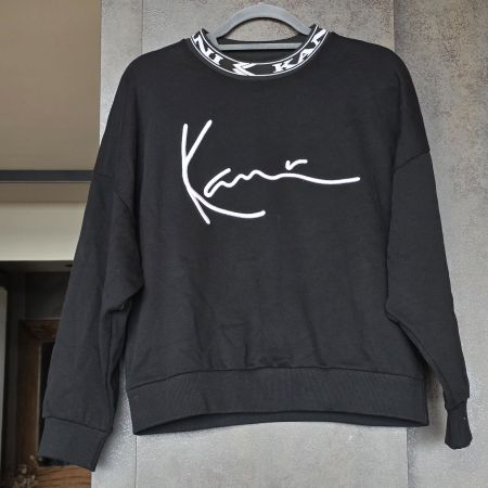 🐸 KARL KANI PULLOVER M SCHWARZ NEUWERTIG