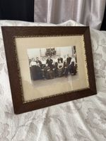 Antique Framed Family Photograph - A Piece of History!