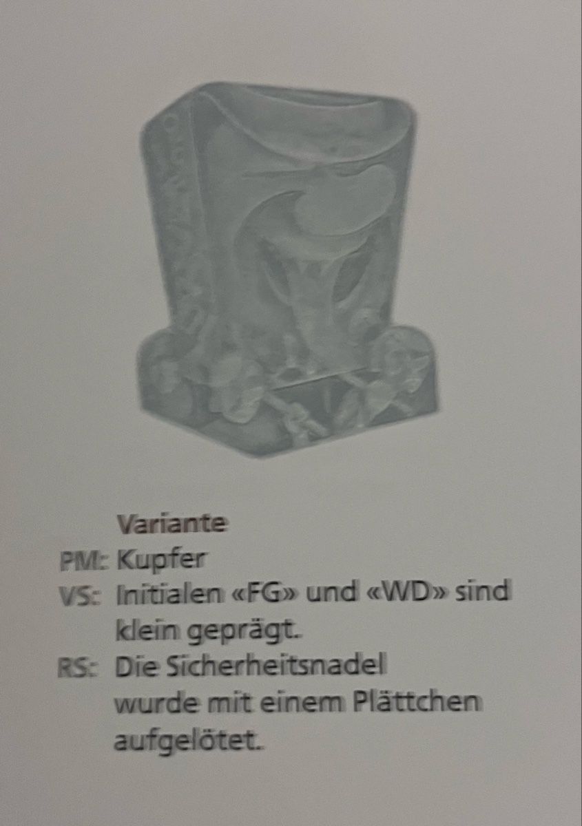 Basler Placchette & Badge: Basel 1936 Kupfer Normale und Abart – Usato da Itingen venduto da Bebbi6569 2