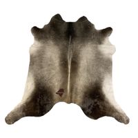 echtes Kuhfell Teppich grey/beige