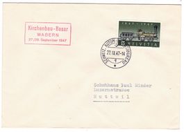 Lettre de Wabern BPA A436 pour Huttwil 27.IX.47