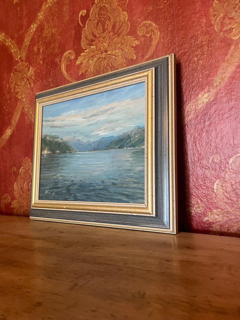 Dipinti: Tableau Paysage Lac et Montagnes – Usato da GENEVE venduto da hehakasapa 4