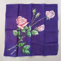 Taschentuch rosa Rosen / 60er Jahre ab Fr. 4.-