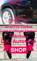 BMW Kotflügel Kiemen X5M Emblem X5 Serie F15 Carbon Look Neu