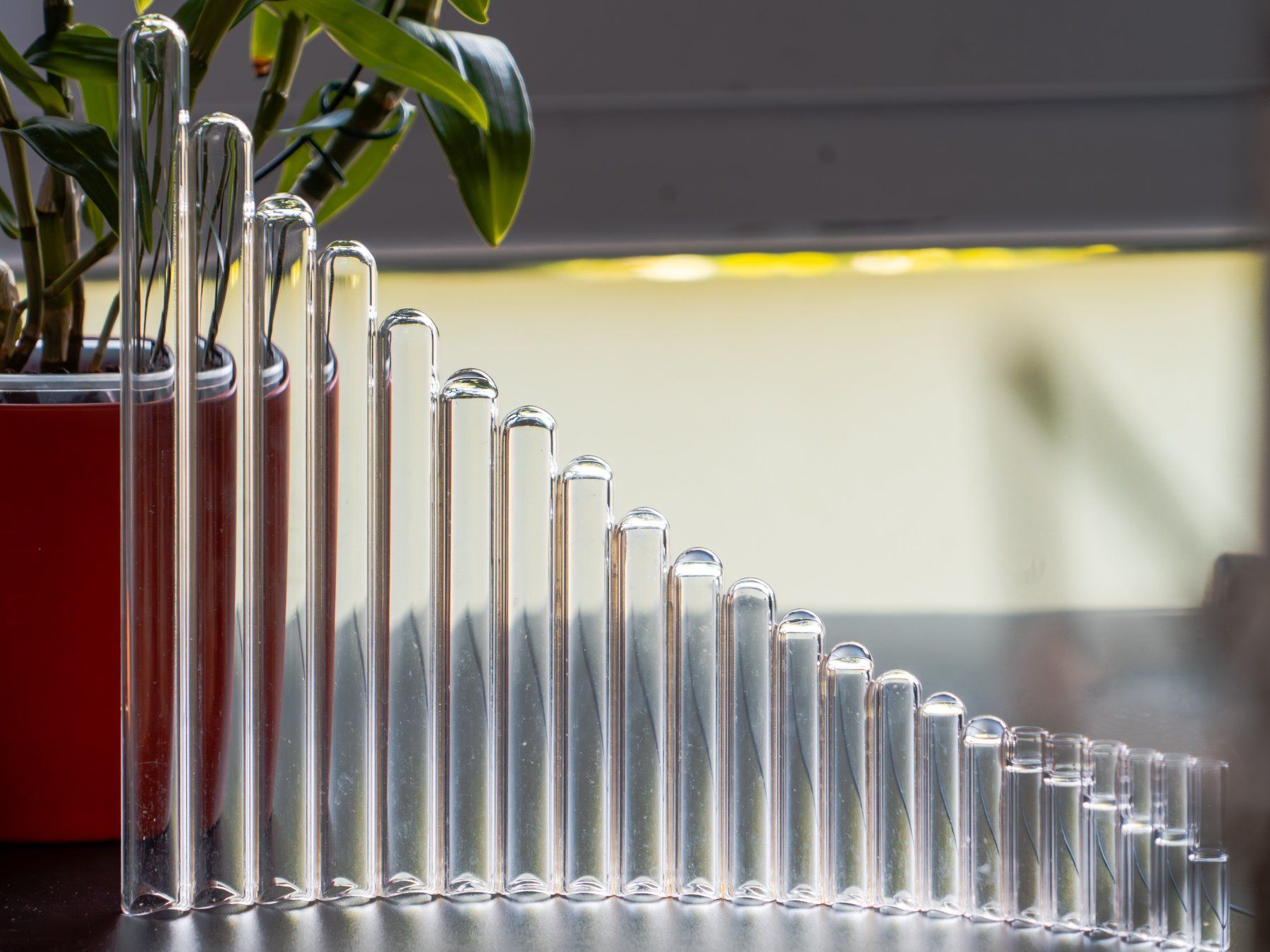 Strumenti musicali: Glas-Panflöte mit Koffer – Usato da Unterseen venduto da Panini56 6