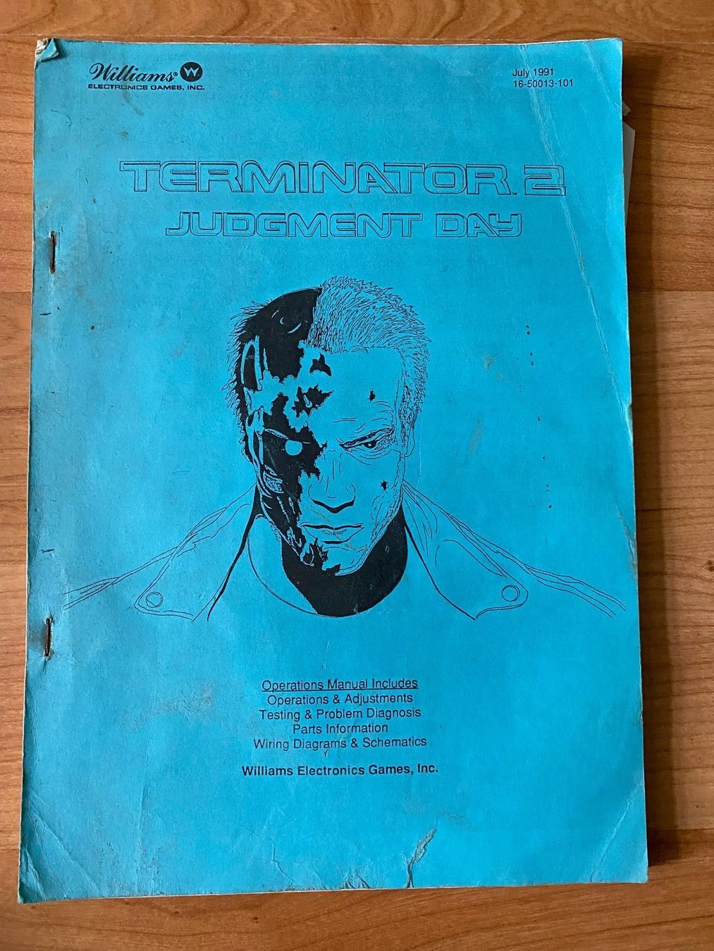 Williams Flipper: Flipper Handbuch – T2 – Judgment Day – Usato da St.Gallen venduto da kingsamas