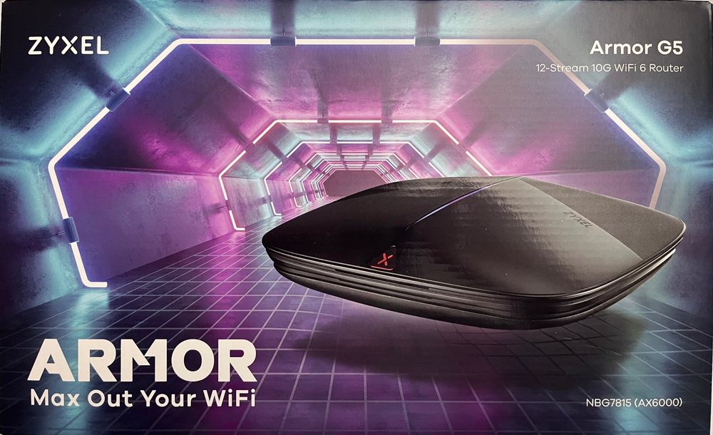Zyxel Armor G5 NBG7815 Router Wi-Fi 6 AX6000 Multi-Gigabit Con OpenVPN