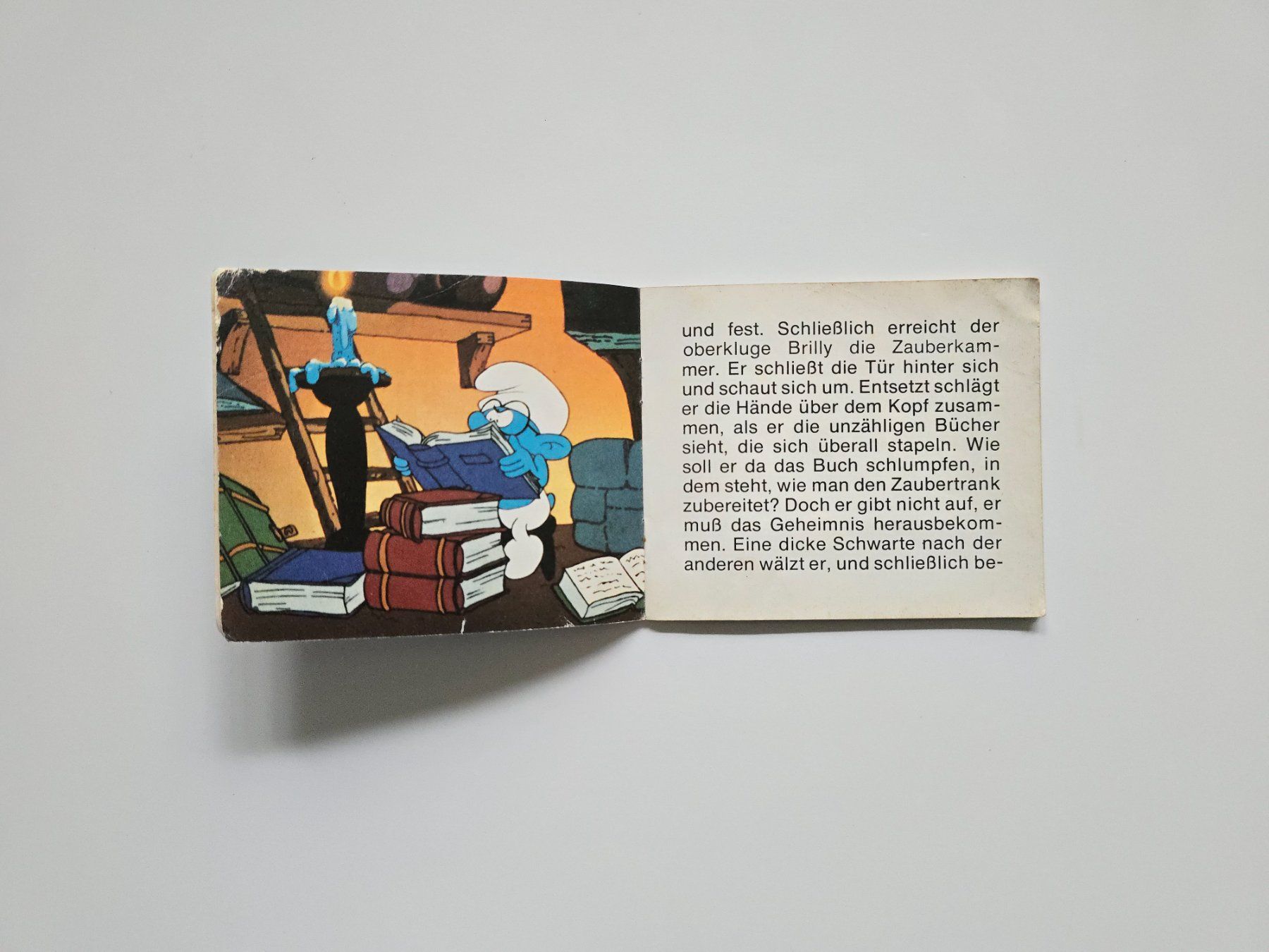 Livres: Altes Mini Büechli Schlümpfe - Der Zaubertrank 1983 – D'occasion à Dättlikon par Wundertuete_ 1