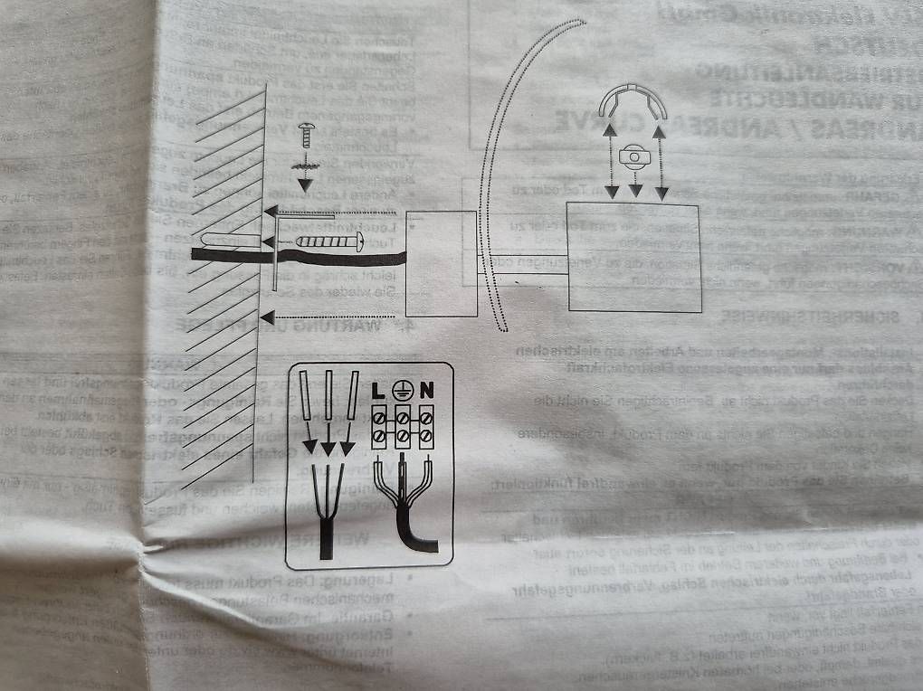 Lampade: Wand Lampe NEU – Usato da Zofingen venduto da sofia67 2