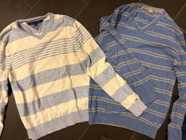 2er Set: Herrenpullover von Tommy Hilfiger und WE, Grösse L